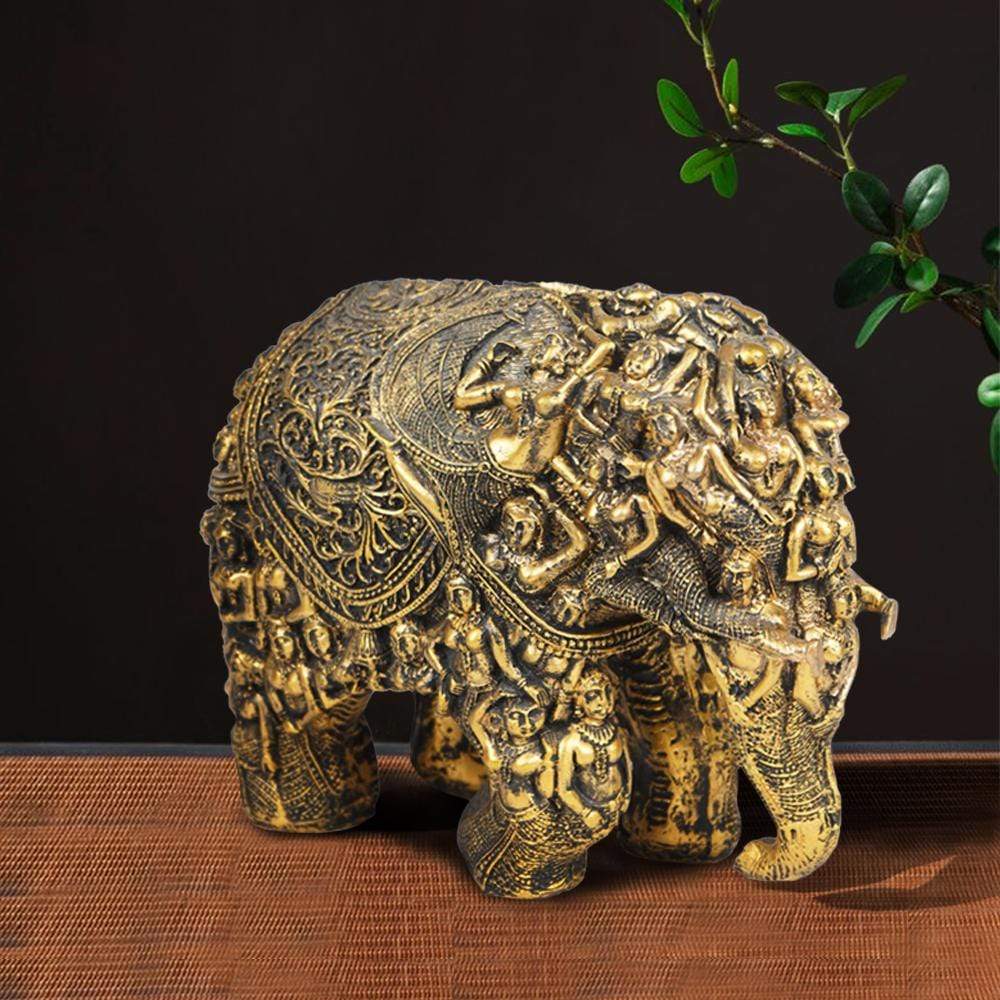 Rusticity Elephant Table Accent