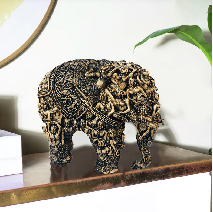 Rusticity Elephant Table Accent